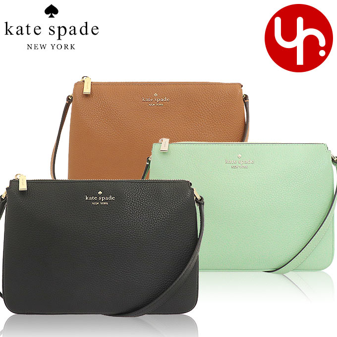 ケイトスペード kate spade バッグ ショルダーバッグ WKR00448 特別送料無料 レイラ レザー トリプル ガセット クロスボディー アウトレット品レディース ブランド 通販 斜めがけ