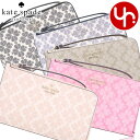 ケイトスペード kate spade 小物 ポーチ KG487 特別送料無料 ルーシー スペード フラワー コーテッドキャンバス ミディアム L ジップ リスト...