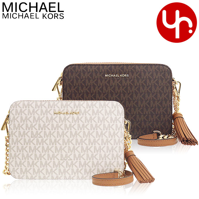 楽天インポートコレクションYR メンズマイケルコース MICHAEL KORS バッグ ショルダーバッグ 32F8GF5M2B 特別送料無料 ジェット セット シグネチャー ミディアム タッセル カメラ バッグ レディース ブランド 通販 斜めがけ