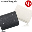 メゾンマルジェラ Maison Margiela 財布 三つ折り財布 SA3UI0010 P4455 特別送料無料 4ステッチ エンボス カーフ レザー ジップ コンパクト トリフォールド ウォレットレディース ブランド 通販 2023AW