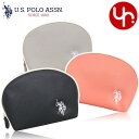 ユーエスポロアッスン U.S.POLO ASSN. 小物 ポーチ USPA-2637 送料別 PUレザー ラウンド ミニ ポーチレディース ブランド 通販 20...