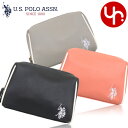 ユーエスポロアッスン U.S.POLO ASSN. 小物 ポーチ USPA-2667 送料別 PUレザー オーバル ポーチレディース ブランド 通販 2024S...