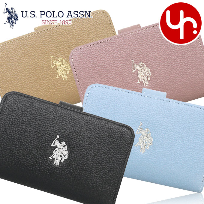 ユーエスポロアッスン U.S.POLO ASSN. 財布 二つ折り財布 USPA2685 特別送料無料 ポイントゲッター ロゴ レザー コーナー ジップ カード ウォレットレディース ブランド 通販 2024AW