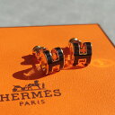 エルメス HERMES アクセサリー ピアス H608002F ノワール 特別送料無料 ミニ ポップ H ピアスレディース ブランド 通販 2025SS