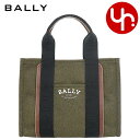 バリー 帆布・キャンバス トートバッグ メンズ 【48時間限定ポイント5倍】バリー BALLY バッグ トートバッグ 6302437 ディープモス 特別送料無料 ドライヴァリア キャンバス レザー トートバッグレディース メンズ ブランド 通販 通勤