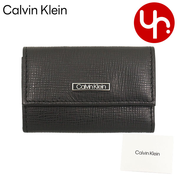 カルバンクライン キーケース（メンズ） 【26時間限定ポイント2倍】カルバン クライン Calvin Klein 小物 キーケース 31CK170003 ブラック 特別送料無料 ジェニュイン レザー 6連 キーケースメンズ ブランド 通販 2023SS