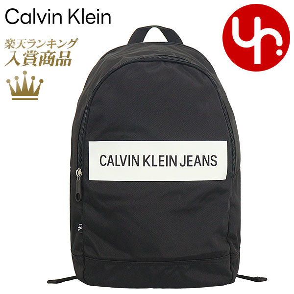 楽天インポートコレクションYR【72時間限定ポイント2倍】カルバン クライン ジーンズ Calvin Klein Jeans バッグ リュック K50K506936 ブラック 特別送料無料 リサイクル ポリエステル ロゴ バックパックメンズ レディース ブランド 通販 通勤 旅行