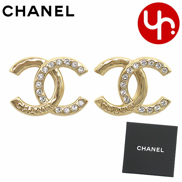 シャネル ピアス（レディース） 【26時間限定ポイント2倍】シャネル CHANEL アクセサリー ピアス ABD104 B16157 ゴールド 特別送料無料 CCマーク ココマーク ラインストーン ピアスレディース ブランド 通販 2024SS