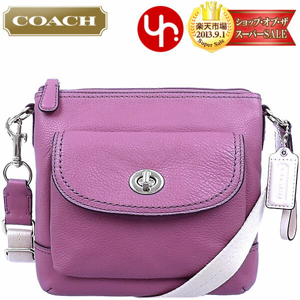 ☆★コーチ COACH 全品★楽天最安値級！スーパー激安タイムセール!!★☆【ギフトラッピング無料】【楽天スーパーSALE】6/1AM0:00〜6/5AM3:59までコーチ COACH★レビューを書くと送料無料！バッグ(ショルダーバッグ)F49170 ローズ パーカー レザー スウィングパック アウトレット品激安！レディース 【楽ギフ_包装】 ブランド セール 通販 SALE 斜めがけ 2014 母の日 YR限定価格 バック★タイムセール