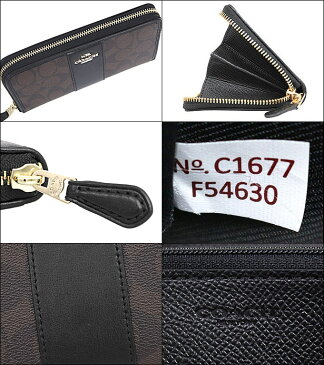 【ブラックフライデーポイント2倍】コーチ COACH 財布 長財布 F54630 ブラウン×ブラック 特別送料無料 コーチ ラグジュアリー シグネチャー PVC レザー アコーディオン ジップ アラウンド アウトレット品激安 レディース ブランド セール 通販 SALE クリスマス あす楽