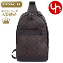 【24時間限定ポイント2倍】コーチ COACH バッグ ショルダーバッグ F54787 マホガニー×ブラウン 特別送料無料 コーチ チャールズ シグネチャー PVC レザー スリング パック ボディー バッグ アウトレットメンズ レディース ブランド 通販 斜めがけ