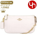 コーチ COACH バッグ ハンドバッグ ポーチ F53340 チョーク 特別送料無料 コーチ ラグジュアリー ペブルド レザー ラージ リストレット アウトレット品激安レディース ブランド セール 通販 SALE 斜めがけ クリスマス バッグ あす楽 楽天カード分割 タイムセール