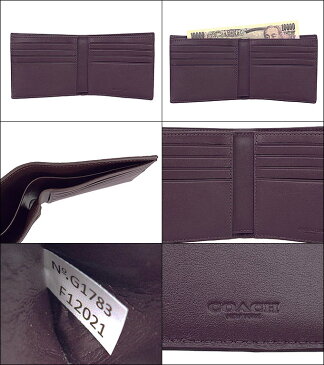 コーチ COACH 財布 二つ折り財布 F12021 ブラック 特別送料無料 コーチ エンボスド テクスチャード レザー ダブル ビルフォード ウォレット アウトレット品激安 メンズ ブランド セール 通販 SALE クリスマス YR限定価格 二つ折り財布 財布 あす楽【ラッキーシール対応】