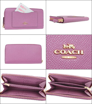 コーチ COACH 財布 長財布 F54007 プリムローズ 特別送料無料 コーチ ラグジュアリー クロスグレーン レザー アコーディオン ジップ アラウンド アウトレット品激安 レディース ブランド セール 通販 SALE 2019 入学 卒業 バレンタイン YR限定価格 あす楽