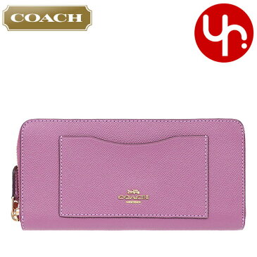 コーチ COACH 財布 長財布 F54007 プリムローズ 特別送料無料 コーチ ラグジュアリー クロスグレーン レザー アコーディオン ジップ アラウンド アウトレット品激安 レディース ブランド セール 通販 SALE 2019 入学 卒業 バレンタイン YR限定価格 あす楽