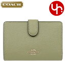 【24時間限定ポイント10倍】コーチ COACH 財布 二つ折り財布 F11484 ライトクローバー 特別送料無料 ラグジュアリー クロスグレーン レザー ミディアム コーナー ジップ ウォレット アウトレット品レディース ブランド セール 通販 SALE L型 2019 令和 あす楽