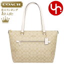 【ポイント2倍 12/11 2時迄】コーチ COACH バッグ トートバッグ F79609 ライトカーキ×チョーク 特別送料無料 ラグジュアリー シグネチャー ギャラリー トート アウトレットレディース ブランド 通販 通勤