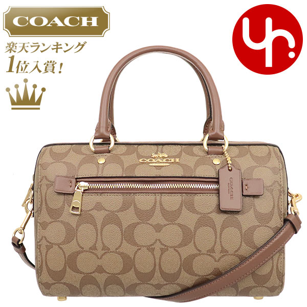 楽天インポートコレクションYRコーチ COACH バッグ ショルダーバッグ F83607 カーキ×サドル2 特別送料無料 ラグジュアリー シグネチャー ローワン サッチェル アウトレットレディース ブランド 通販 斜めがけ