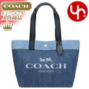 コーチ トート バッグ（レディース） 【24時間限定ポイント2倍】コーチ COACH バッグ トートバッグ F91131 91131 デニム 特別送料無料 ホース アンド キャリッジ プリント デニム キャンバス トート アウトレットレディース ブランド 通販 通勤