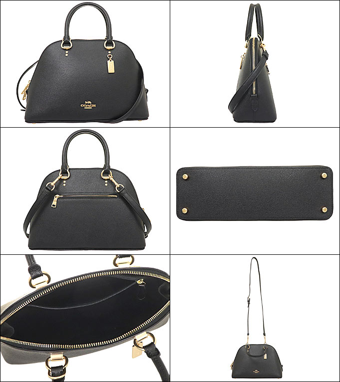 【ポイント10倍 9/6 1時迄】コーチ COACH バッグ ハンドバッグ F02553 2553 ブラック 特別送料無料 ラグジュアリー クロスグレーン レザー ケイティ サッチェル アウトレットレディース ブランド 通販 斜めがけ 2021 タイムセール