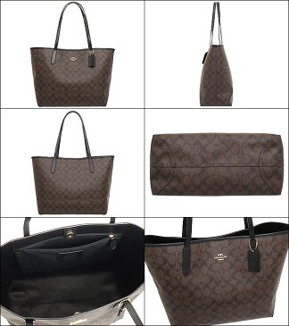 コーチ COACH バッグ トートバッグ F05696 5696 ブラウン×ブラック 特別送料無料 ラグジュアリー シグネチャー PVC レザー オープン シティー トート アウトレットレディース ブランド 通販 通勤 2021 父の日