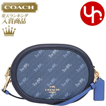 【ポイント10倍 9/6 1時迄】コーチ COACH バッグ ショルダーバッグ FC4057 C4057 デニム 特別送料無料 ホース アンド キャリッジ ドット プリント クロスボディー アウトレット品レディース ブランド 通販 斜めがけ 2021SS タイムセール