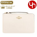 【24時間限定ポイント2倍】コーチ COACH 小物 ポーチ F03888 3888 チョーク 特別送料無料 ラグジュアリー クロスグレーン レザー ラージ コーナー ジップ リストレット アウトレット品レディース ブランド 通販