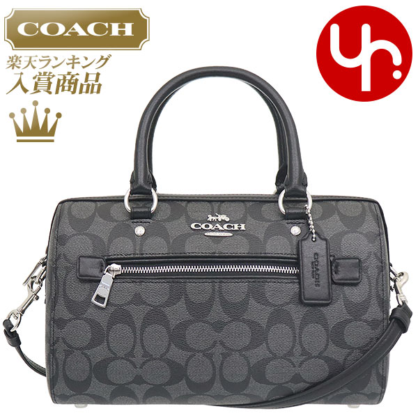 ショルダーバッグ 【26時間限定ポイント2倍】コーチ COACH バッグ ショルダーバッグ F83607 83607 グラファイト×ブラック 特別送料無料 ラグジュアリー シグネチャー ローワン サッチェル アウトレット品レディース ブランド 通販 斜めがけ