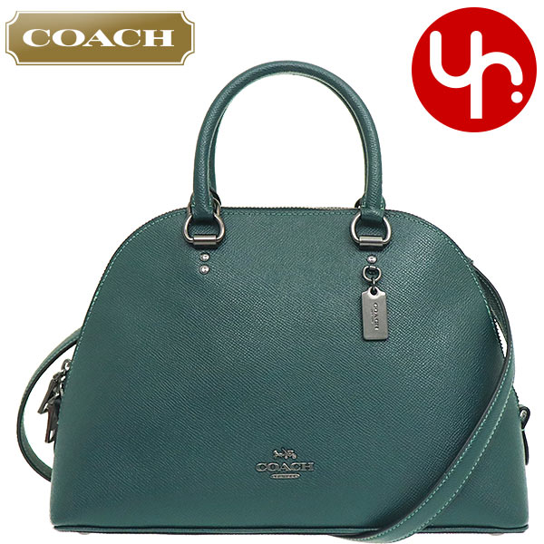 コーチ COACH バッグ ハンドバッグ F02553 2553 フォレスト 特別送料無料 ラグジュアリー クロスグレーン レザー ケイティ サッチェル アウトレット品レディース ブランド 通販 斜めがけ 2021AW