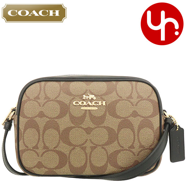 【26時間限定ポイント2倍】コーチ COACH バッグ ショルダーバッグ FC9926 C9926 カーキ×ブラック 特別送料無料 ラグジュアリー シグネチャー PVC レザー ミニ ジェイミー カメラ バッグ アウトレット品レディース ブランド 通販 斜めがけ