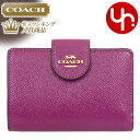 コーチ COACH 財布 二つ折り財布 FCF233 CF233 ダークマジェンタ 特別送料無料 ラ ...