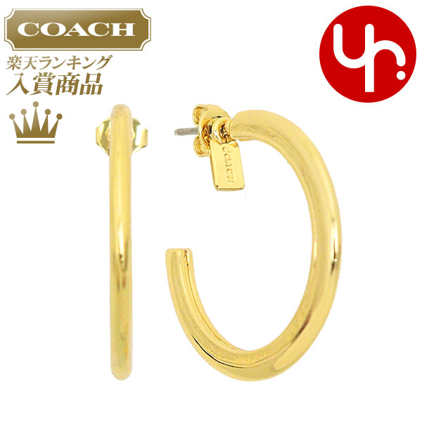 【26時間限定ポイント3倍】コーチ COACH アクセサリー ピアス FC9478 C9478 ゴールド 特別送料無料 ミディアム シグネチャー フープ ピアス アウトレット品レディース ブランド 通販 2023SS