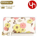 コーチ 長財布 レディース 【48時間限定ポイント2倍】コーチ COACH 財布 長財布 FCI798 CI798 チョークマルチ 特別送料無料 フローラル クラスター プリント PVC レザー ロング ジップ アラウンド ウォレット （ストラップ付き） アウトレット品レディース ブランド 通販 2023SS