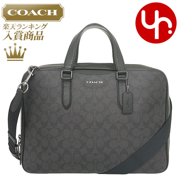 コーチ COACH バッグ ビジネスバッグ FC8172 C8172 ブラック×ブラックオックスブラッド 特別送料無料 グラハム シャドー シグネチャー PVC レザー スリム ブリーフ ケース アウトレット品メンズ レディース ブランド 通販 斜めがけ 通勤 2023SS