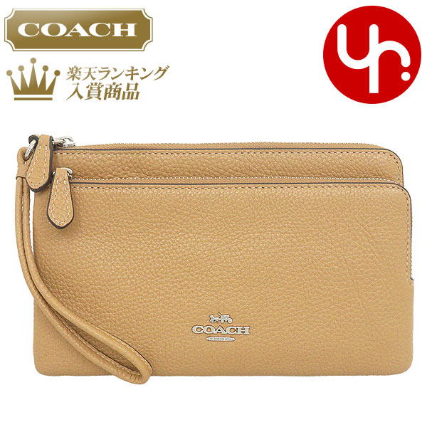 コーチ 長財布 レディース コーチ COACH 財布 長財布 FC5610 C5610 ラテ 特別送料無料 ラグジュアリー ペブルド レザー ダブル ジップ ウォレット アウトレット品レディース ブランド 通販 L型 2023SS