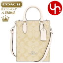 【48時間限定ポイント2倍】コーチ COACH バッグ ショルダーバッグ FCJ494 CJ494 ライトカーキ×チョーク 特別送料無料 シグネチャー キャンバス ノース サウス ミニ トート アウトレット品レディース ブランド 通販 斜めがけ 2023AW