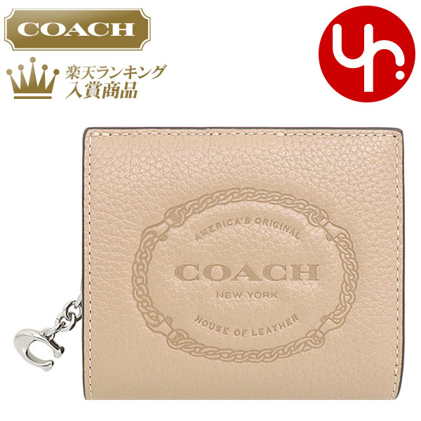 コーチ COACH 財布 二つ折り財布 FCM216 CM216 トープ 特別送料無料 コーチ ヘリテージ ぺブルド レザー C チャーム スナップ ラウンド ジップ ウォレット アウトレット品レディース ブランド 通販 2023AW