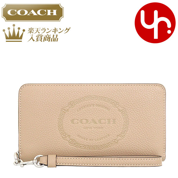 コーチ 革財布 レディース 【26時間限定ポイント3倍】コーチ COACH 財布 長財布 FCN353 CN353 トープ 特別送料無料 コーチ ヘリテージ ぺブルド レザー ロング ジップ アラウンド ウォレット （ストラップ付き） アウトレット品レディース ブランド 通販 2023AW