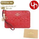 【24時間限定ポイント2倍】コーチ COACH 小物 ポーチ FCN049 CN049 エレクトリックレッド 特別送料無料 デボスド シグネチャー パテント レザー コーナー ジップ リストレット アンド チャーム 3点セット (ボックス付き) アウトレット品レディース ブランド 通販 2023AW