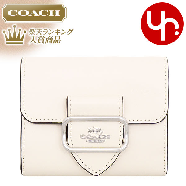 コーチ 二つ折り財布 レディース コーチ COACH 財布 二つ折り財布 FCP461 CP461 チョーク 特別送料無料 リファインド カーフ レザー モーガン スモール ウォレット アウトレット品レディース ブランド 通販 2024SS