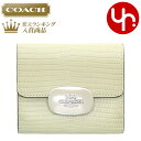 【48時間限定ポイント5倍】コーチ COACH 財布 二つ折り財布 FCR395 CR395 ペールグリーン 特別送料無料 エライザ エンボスド リザード レザー スモール ウォレット アウトレット品レディース ブランド 通販 2024SS