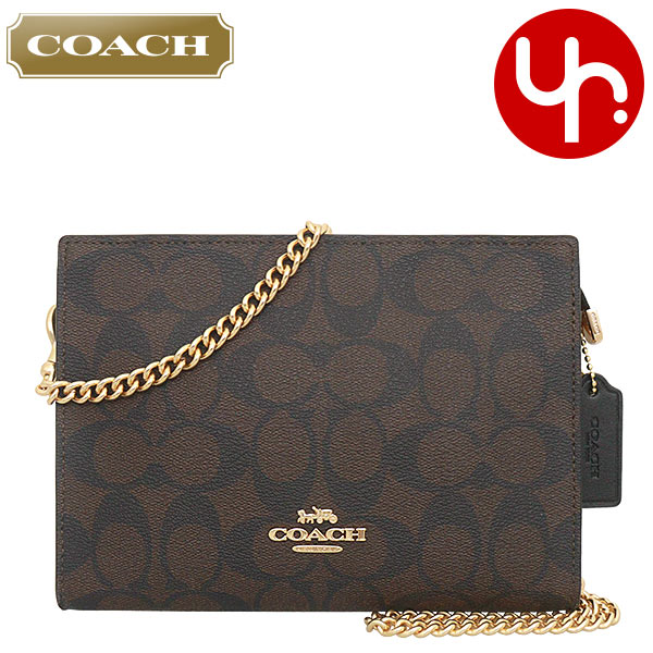 コーチ COACH バッグ ショルダーバッグ FCR239 CR239 ブラウン×ブラック 特別送料無料 シグネチャー コーティング キャンバス レザー スリム クロスボディー アウトレット品レディース ブランド 通販 斜めがけ 旅行 通勤 2024AW