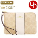 【72時間限定ポイント2倍】コーチ COACH 小物 ポーチ FCW854 CW854 サンド×チョーク 特別送料無料 シグネチャー コーテッド キャンバス リ...