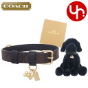 コーチ COACH 犬小物 首輪 大型犬用 FCH154 CH154 ブラウン×ブラック 特別送料無料 シグネチャー コーテッド キャンバス レザー ラージ ペ...