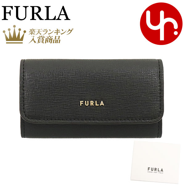 【72時間限定ポイント2倍】フルラ FURLA 小物 キーケース RAC5UNO B30000 オニキス×ネロ O6000 ONYX/NERO 特別送料無料 フルラ バビロン サフィアーノ レザー 4連 キーケース レディース ブランド 通販