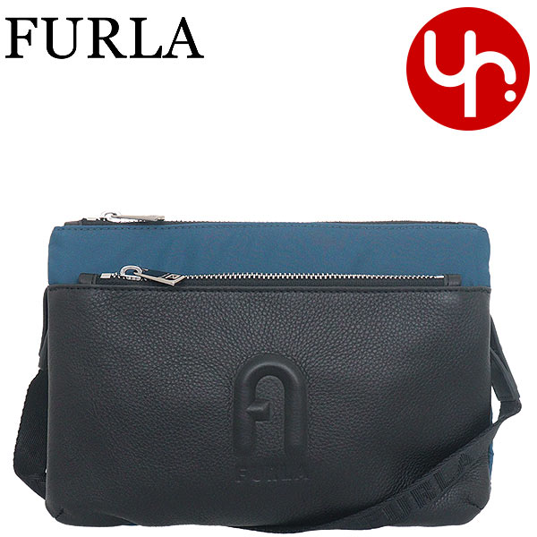 【72時間限定ポイント5倍】フルラ FURLA バッグ ショルダーバッグ ME00060 BX0320 ブルージェイ×ネロ 1800S BLU JAY NERO 特別送料無料 メン アーバン ナイロン エクストラ ラージ クロスボディー ポーチメンズ レディース ブランド 通販 斜めがけ 2023SS