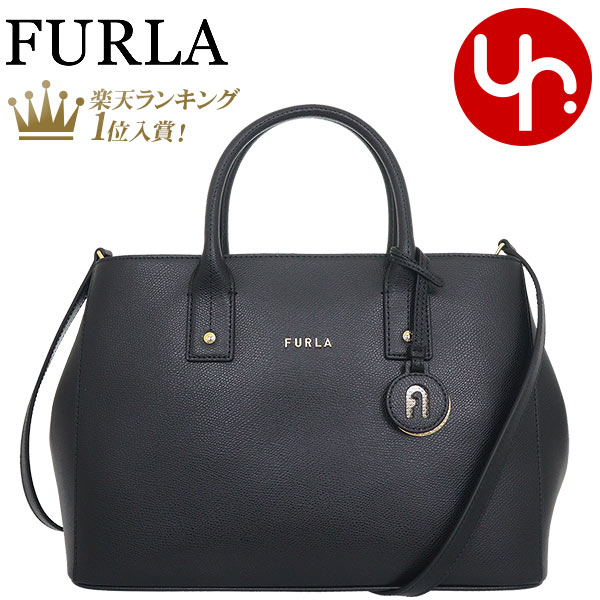 フルラ 革トートバッグ レディース 【72時間限定ポイント5倍】フルラ FURLA バッグ トートバッグ WB01286 ARE000 オニキス×ネロ O6000 ONYX/NERO 特別送料無料 リンダ レザー スモール トート ショルダーストラップ付きレディース ブランド 通販 斜めがけ 2023AW