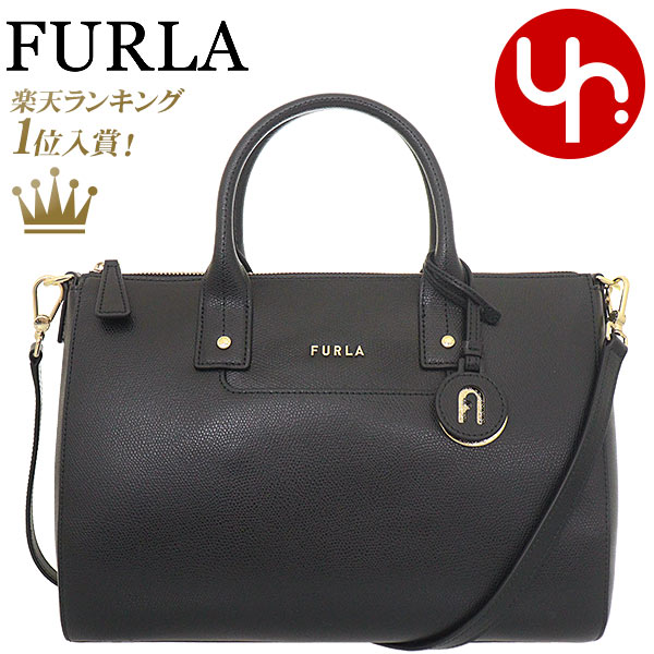 フルラ ハンドバッグ（レディース） 【48時間限定ポイント5倍】フルラ FURLA バッグ ハンドバッグ WB01287 ARE000 オニキス×ネロ O6000 ONYX/NERO 特別送料無料 リンダ レザー ミディアム サッチェルレディース ブランド 通販 2023AW