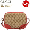 【48時間限定ポイント2倍】グッチ GUCCI バッグ ショルダーバッグ 449413 KY9LG ベージュ×レッド 特別送料無料 GG キャンバス レザー スクエア ショルダーバッグ アウトレットレディース ブランド 通販 斜めがけ