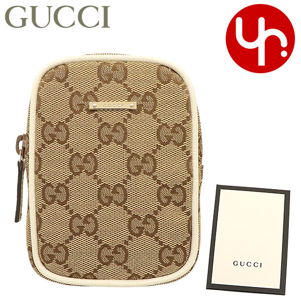 【28時間限定ポイント2倍】グッチ GUCCI 小物 ポーチ 115249 KY9IG ベージュ×ホワイト 特別送料無料 GG キャンバス シガレットケース レディース ブランド 通販 2022